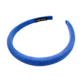 Haarreif Blau Gepolstert Cord 16mm