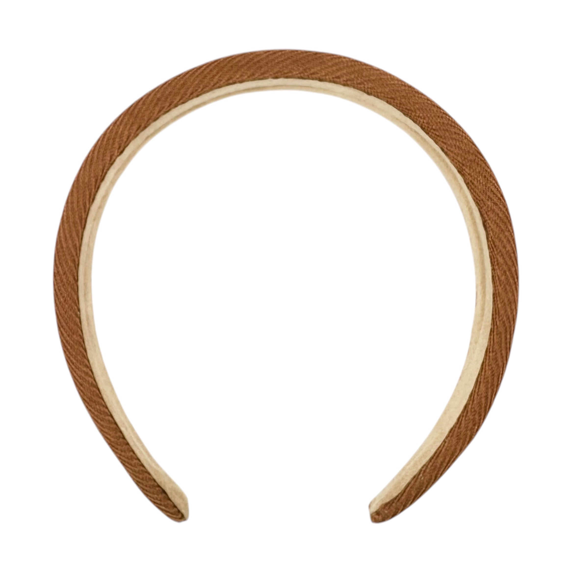 Haarreif Cognac Cord Gepolstert 32mm
