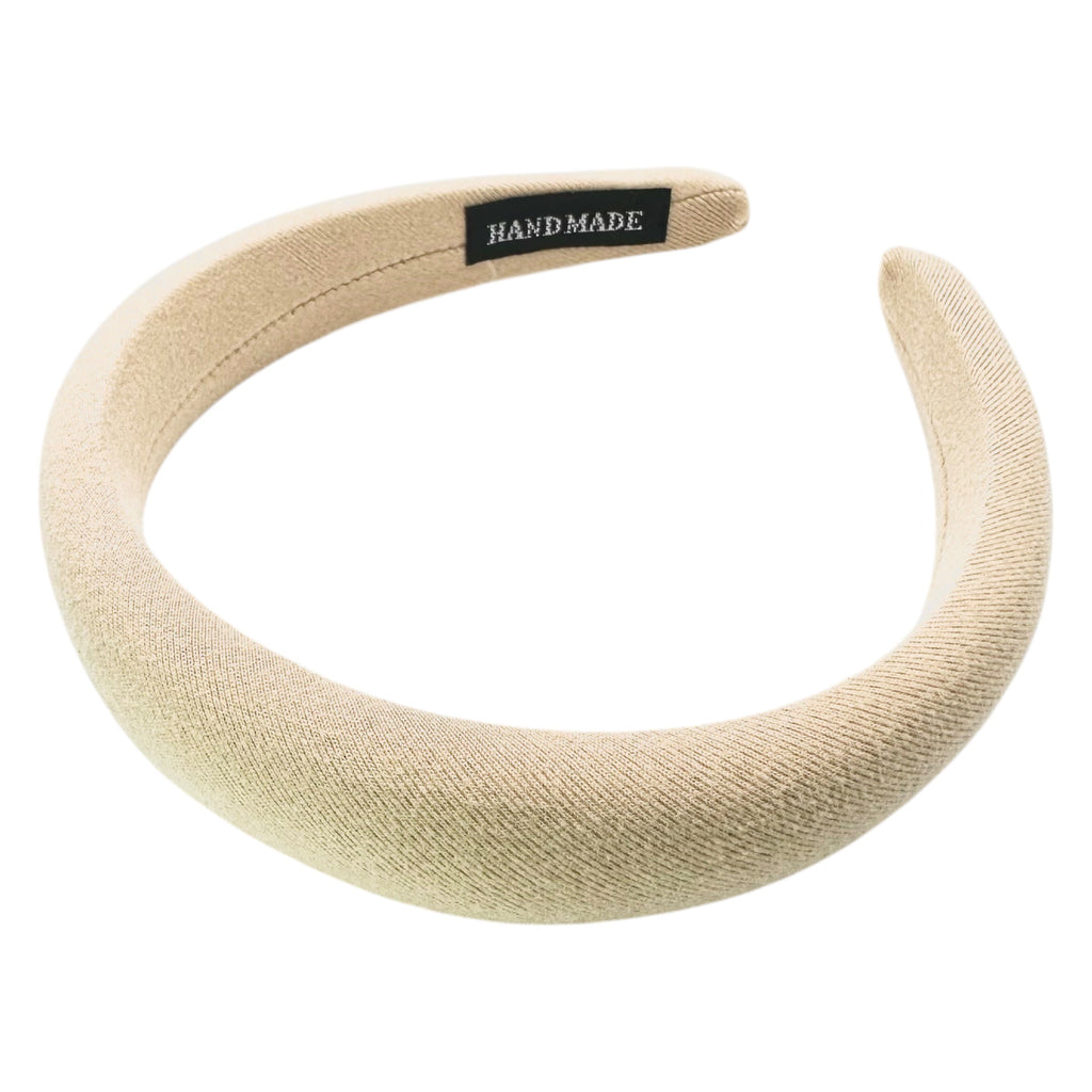 Haarreif Creme Gepolstert 32mm