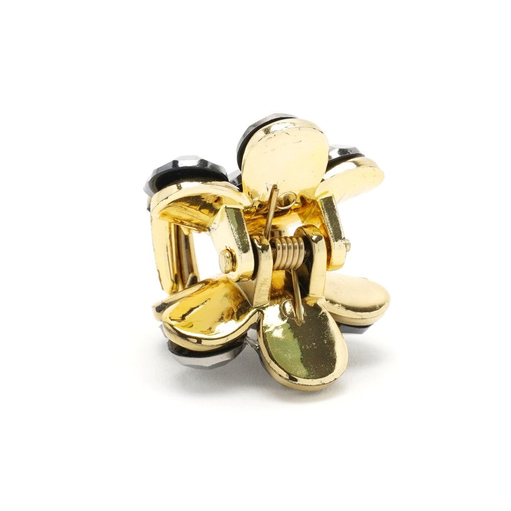 Mini Haarklammer 2,4 cm mit Kristallen