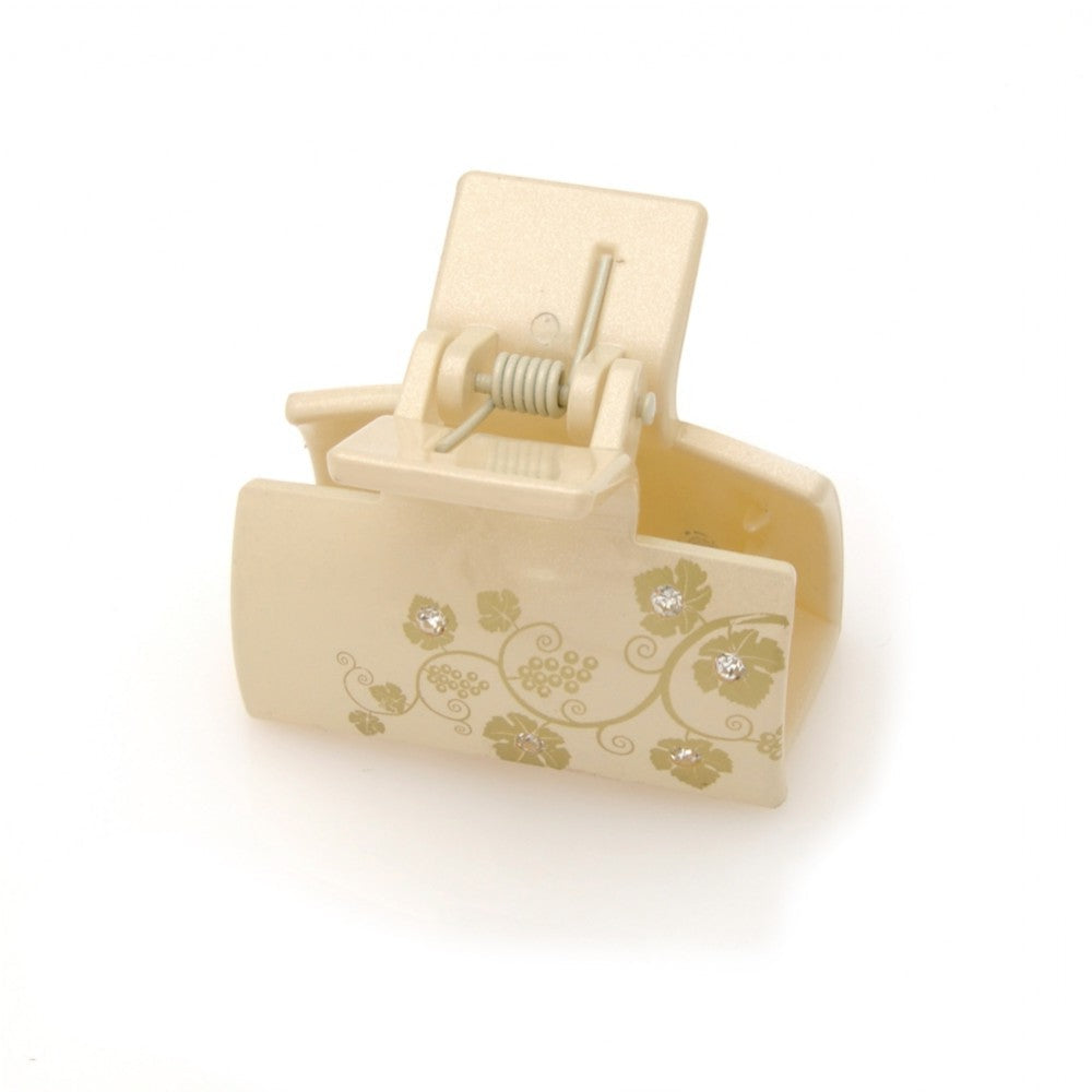 Haarklammer 5 cm mit Kristallen