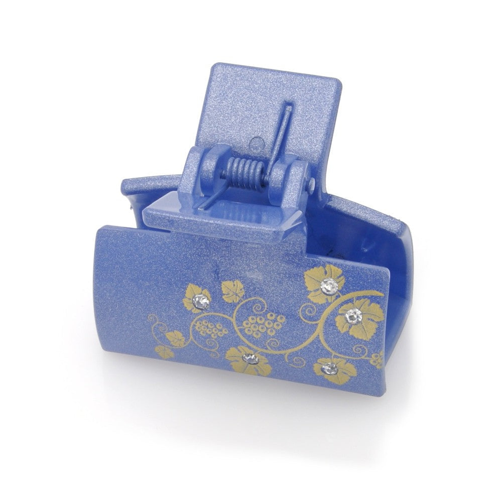 Haarklammer 5 cm mit Kristallen