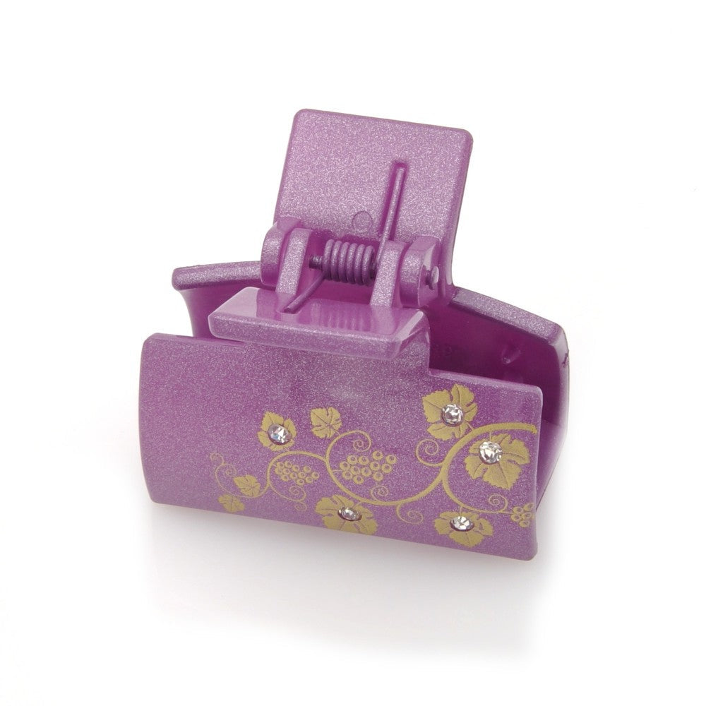 Haarklammer 5 cm mit Kristallen