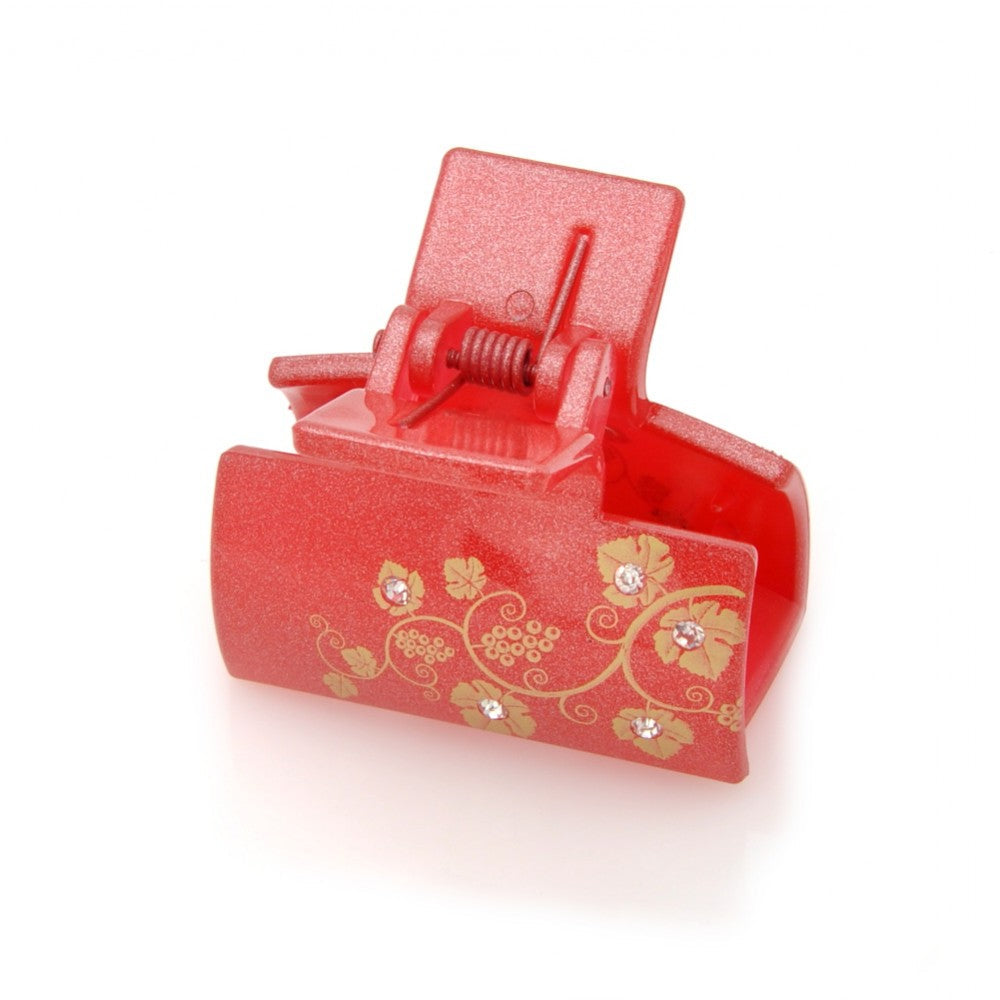 Haarklammer 5 cm mit Kristallen