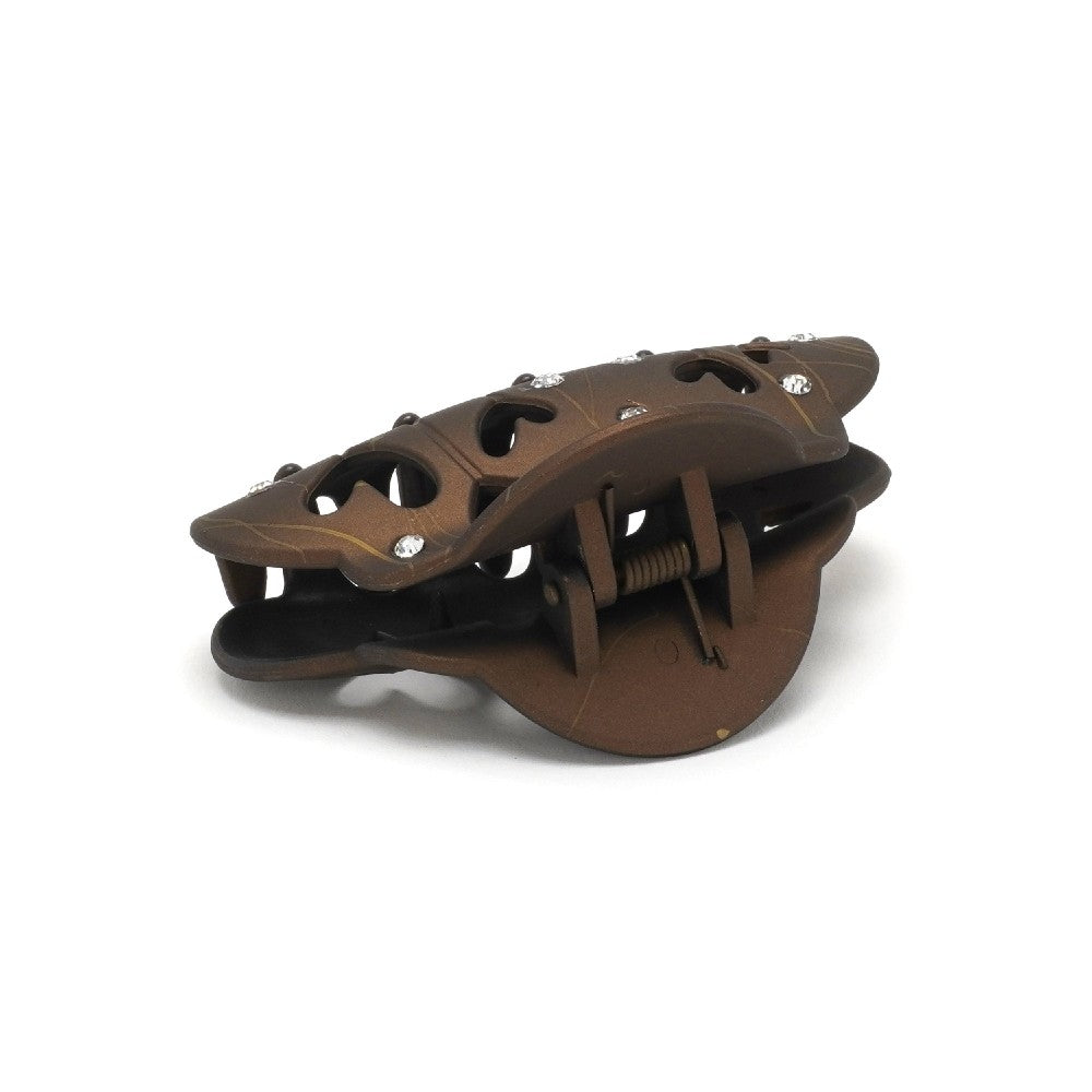 Haarklammer 8,5 cm mit Kristallen