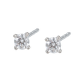 Wasserdiche Ohrstecker mit Zirkonia 3 mm