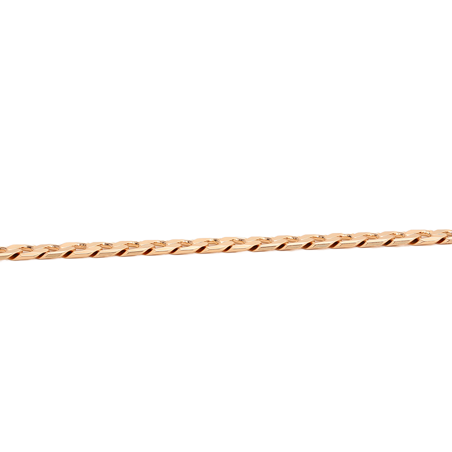 Waterproof Necklace Gold Tone 55cm Length 7mm Wide Curb Chain