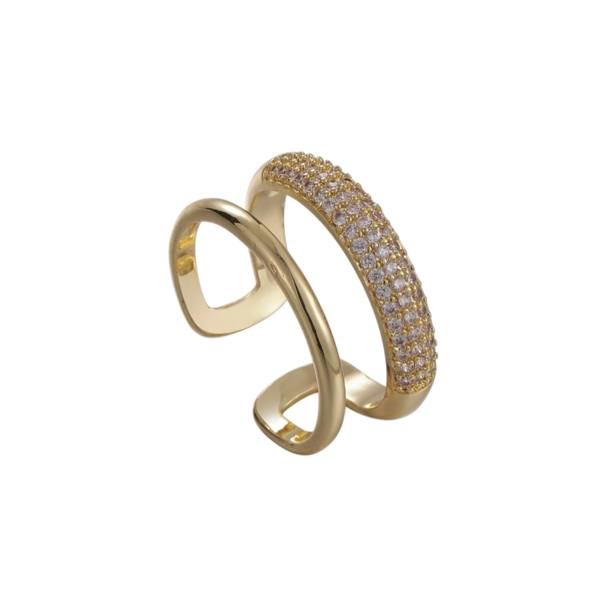 Wasserdichter Ring mit Kristallen