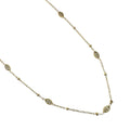 Wasserdichte Halskette mit Zirkonia Gold 41 cm + 5 cm