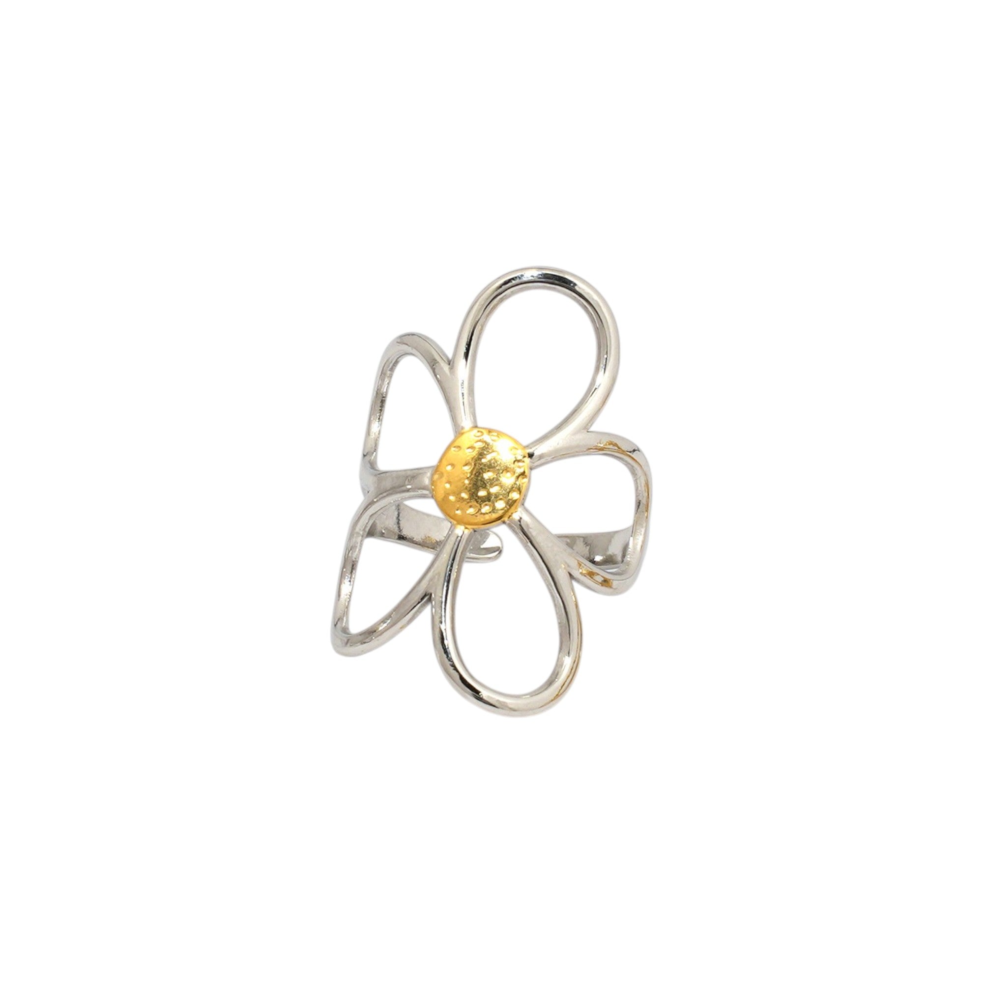 Wasserdichter Blumen-Ring Zweifarbig