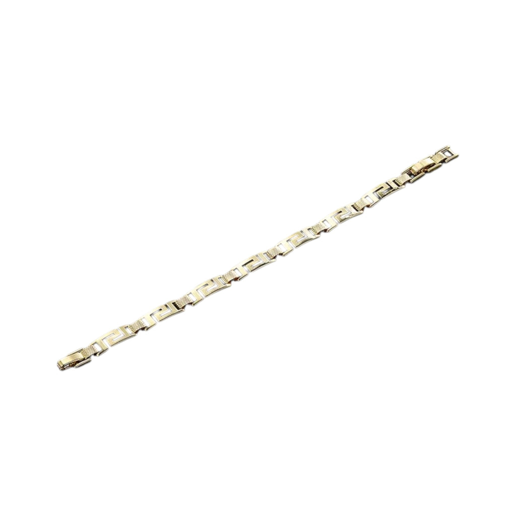 Wasserdichtes Armband mit griechischem Muster Goldfarbe
