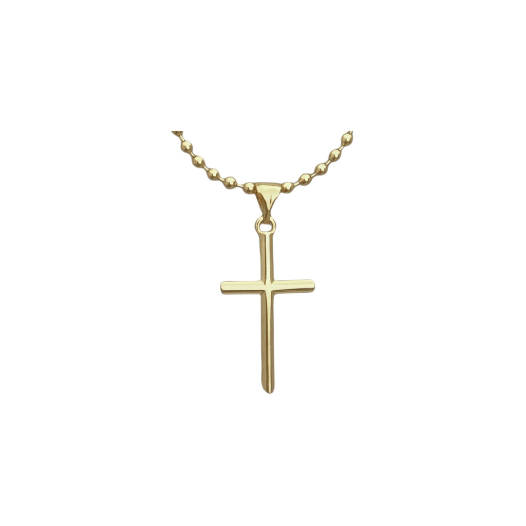 Wasserdichte Kreuz-Halskette Goldfarbe