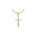Wasserdichte Kreuz-Halskette Goldfarbe
