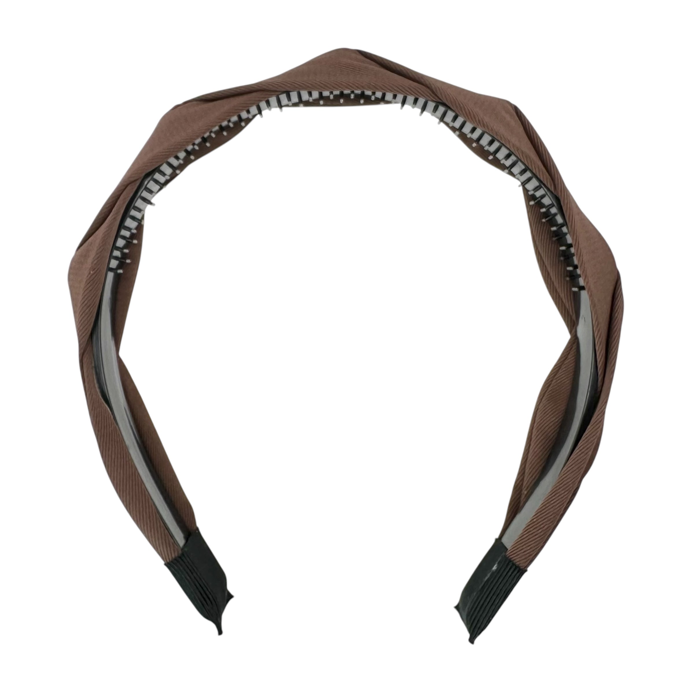 Haarreif Braun Gedreht Twist 35mm