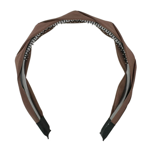 Haarreif Braun Gedreht Twist 35mm