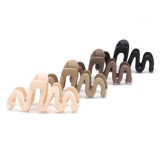 Haarklammer 10,6 cm Kunststoff matt