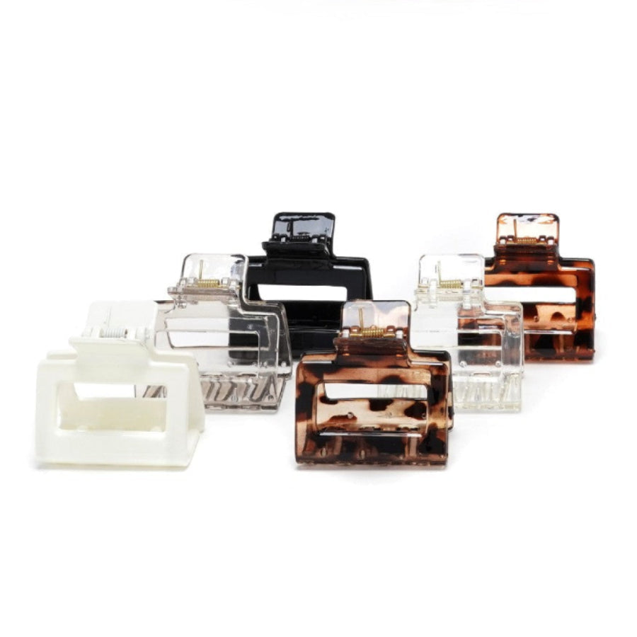 Haarklammer 5,1 cm Kunststoff transparent