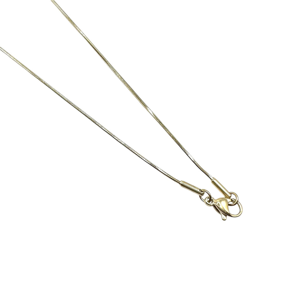 Wasserdichte Venezianerkette 1mm 46cm Gold