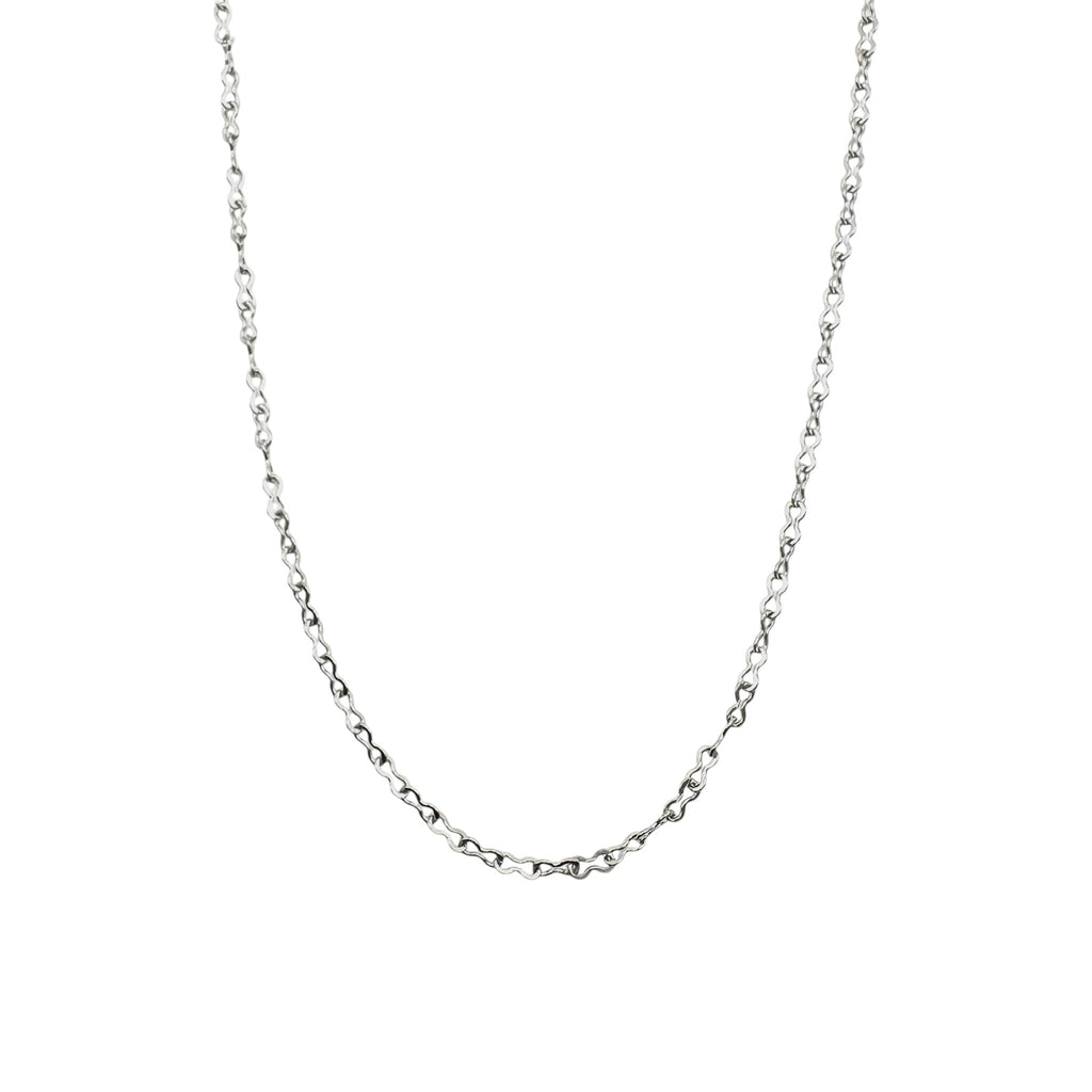 Wasserdichte Fantasiekette 2mm 50cm Silber
