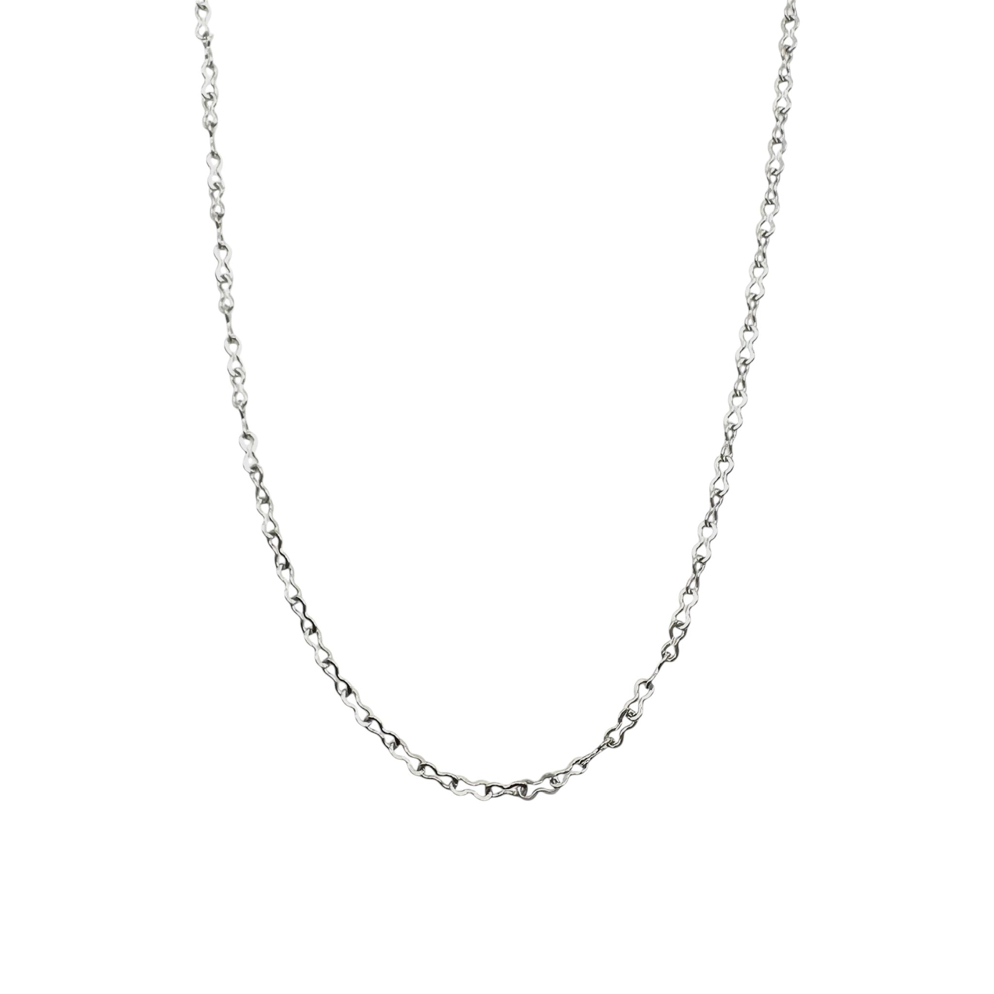 Wasserdichte Fantasiekette 2mm 50cm Silber
