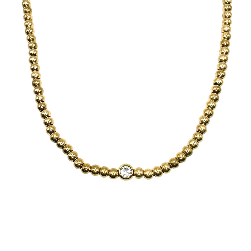 Wasserdichter Kugelchoker mit Zirkonia