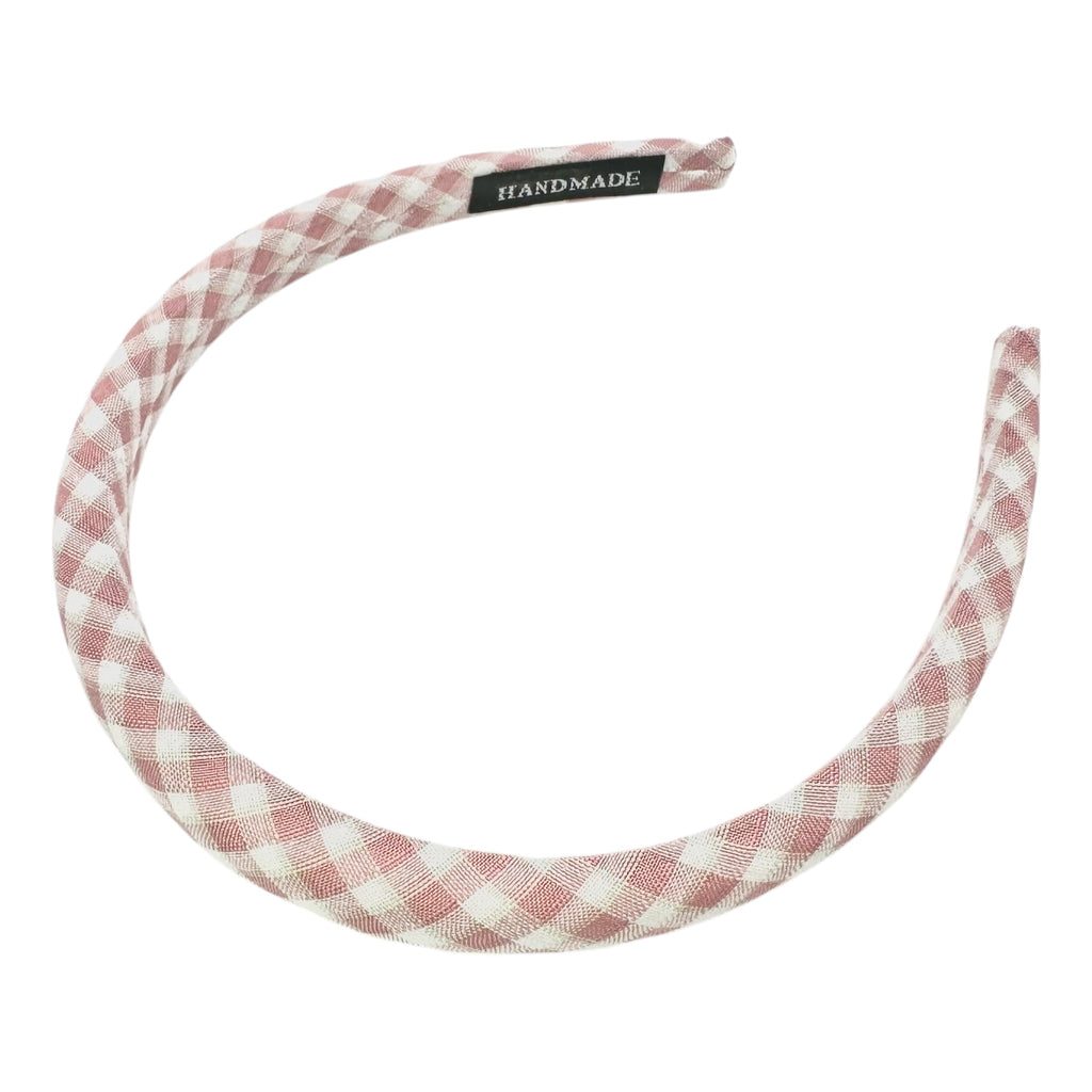 Haarreif Rosa Vichy-Karo Gepolstert 16mm
