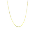 Wasserdichte Schlangenkette Herringbone 1,5mm 45cm Gold