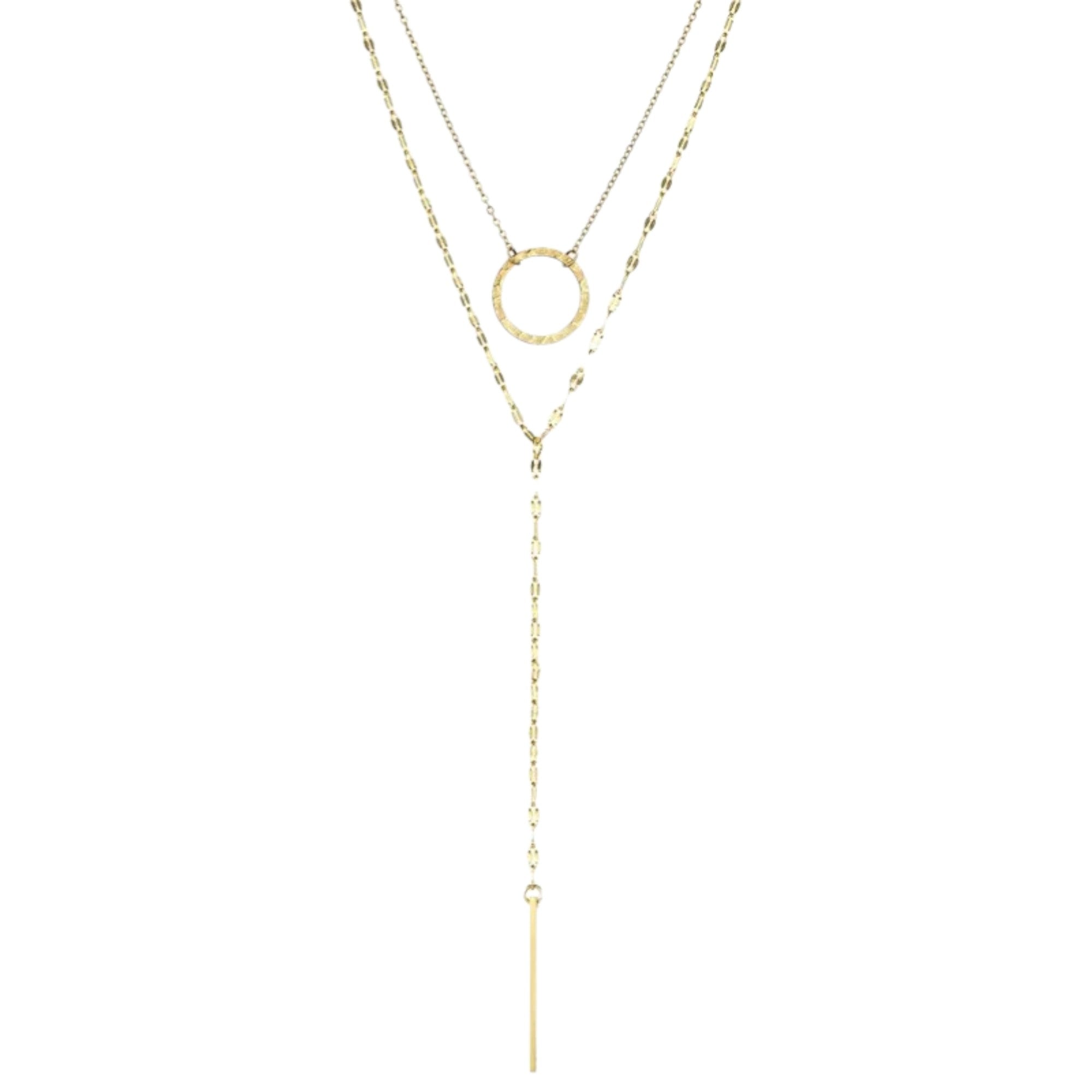 Wasserdichte Doppel-Y-Kette mit Kreis und Stäbchen