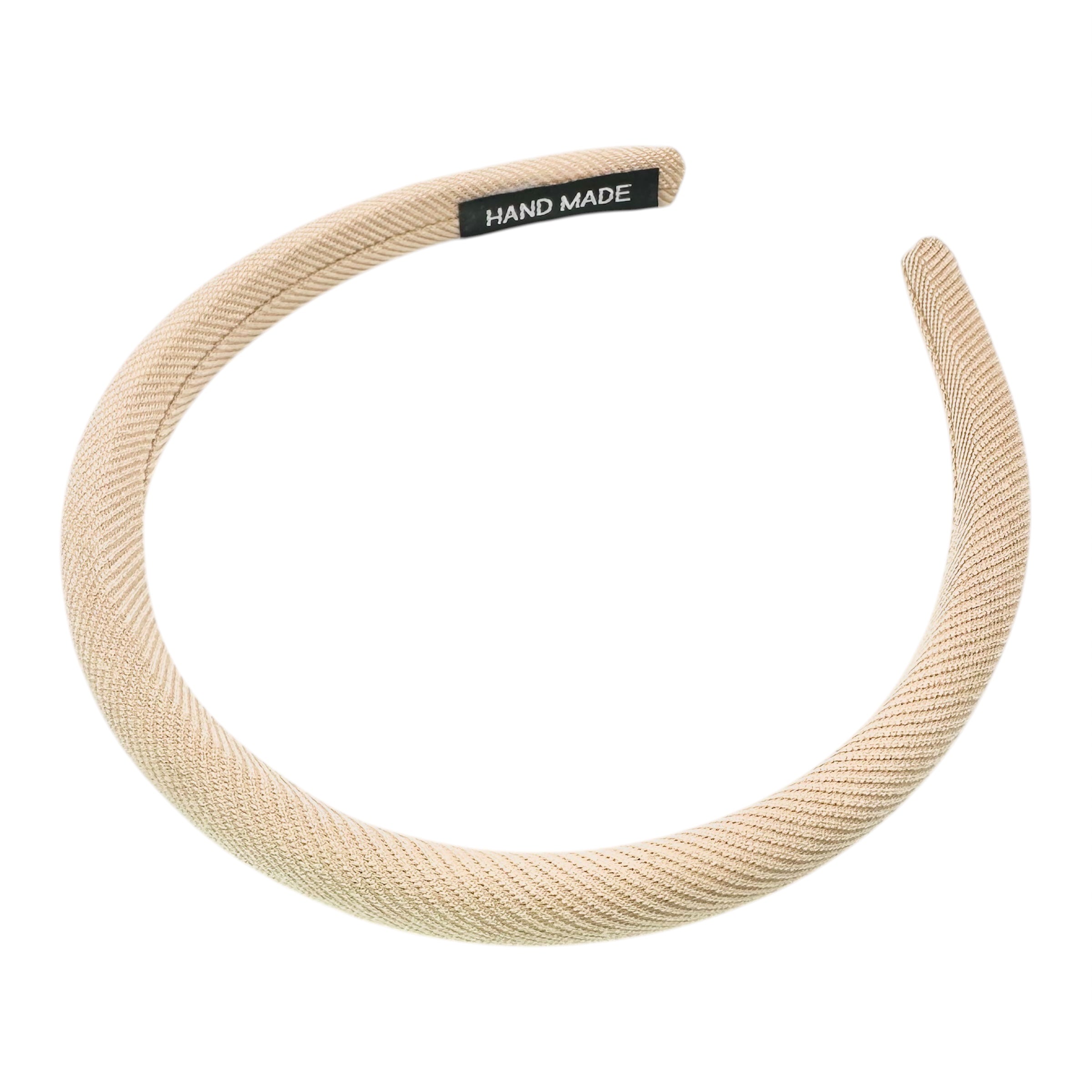 Haarreif Creme Gepolstert Cord 16mm