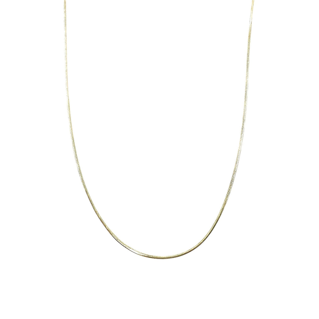 Wasserdichte Venezianerkette 1mm 46cm Gold
