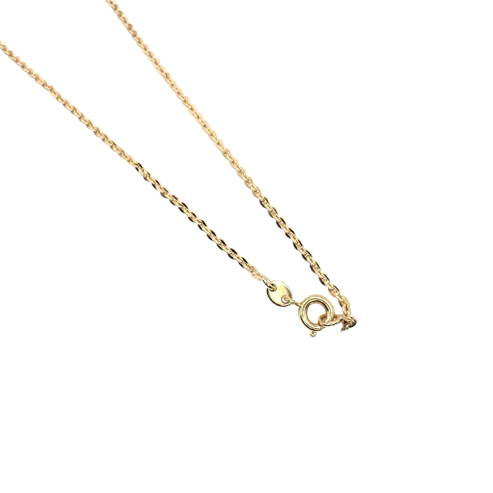 Wasserdichte Kreuz-Halskette mit Marquise-Zirkonia und rundem Zentrum Rosegold
