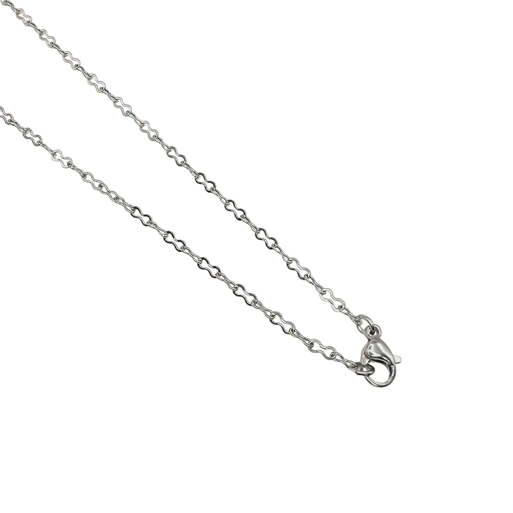 Wasserdichte Fantasiekette 2mm 50cm Silber