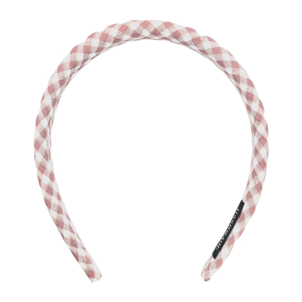 Haarreif Rosa Vichy-Karo Gepolstert 16mm