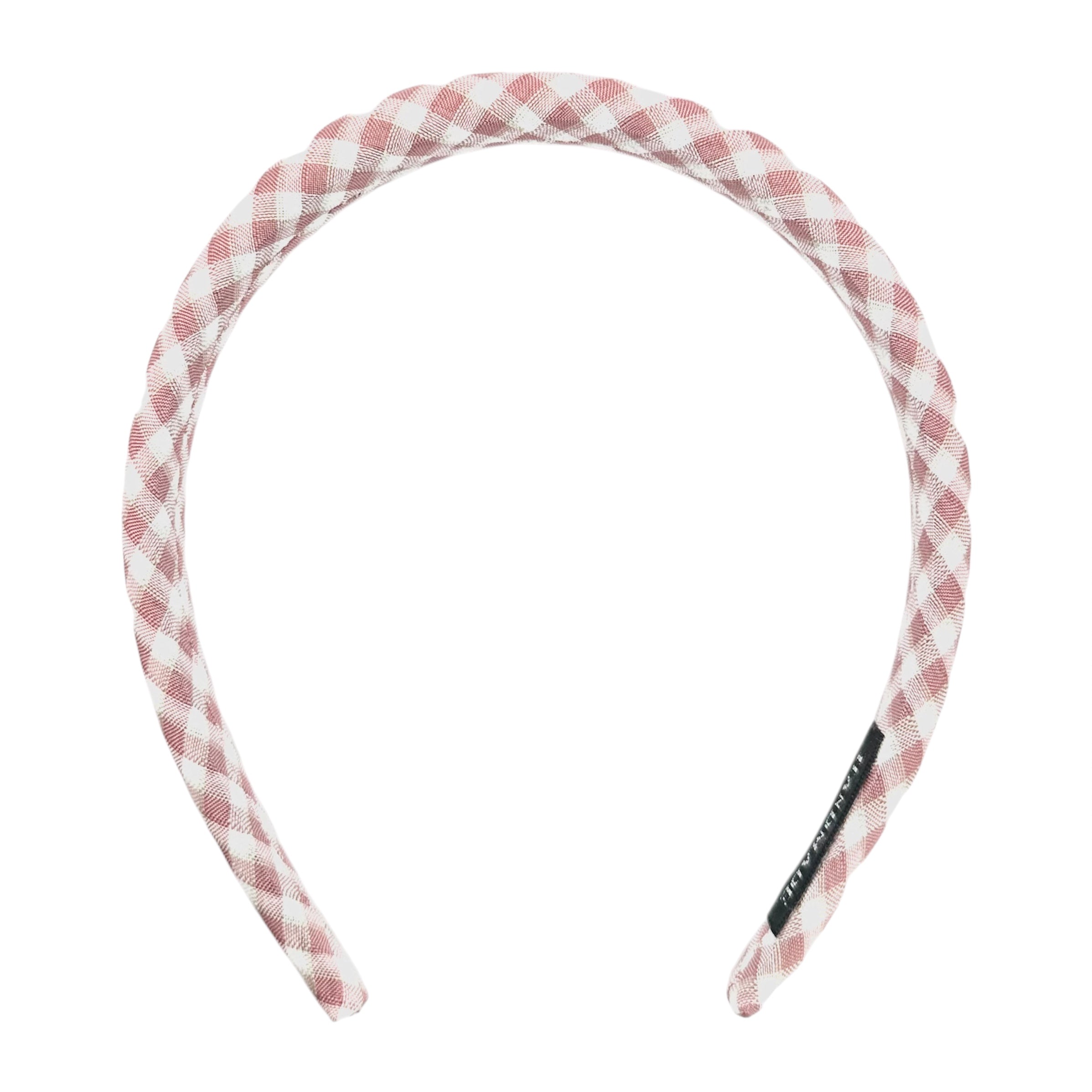 Haarreif Rosa Vichy-Karo Gepolstert 16mm