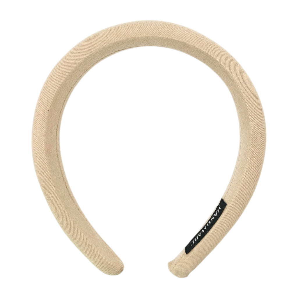 Haarreif Creme Gepolstert 32mm
