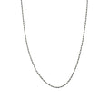 Wasserdichte Erbskette 1mm 40cm Schwarz-Silber