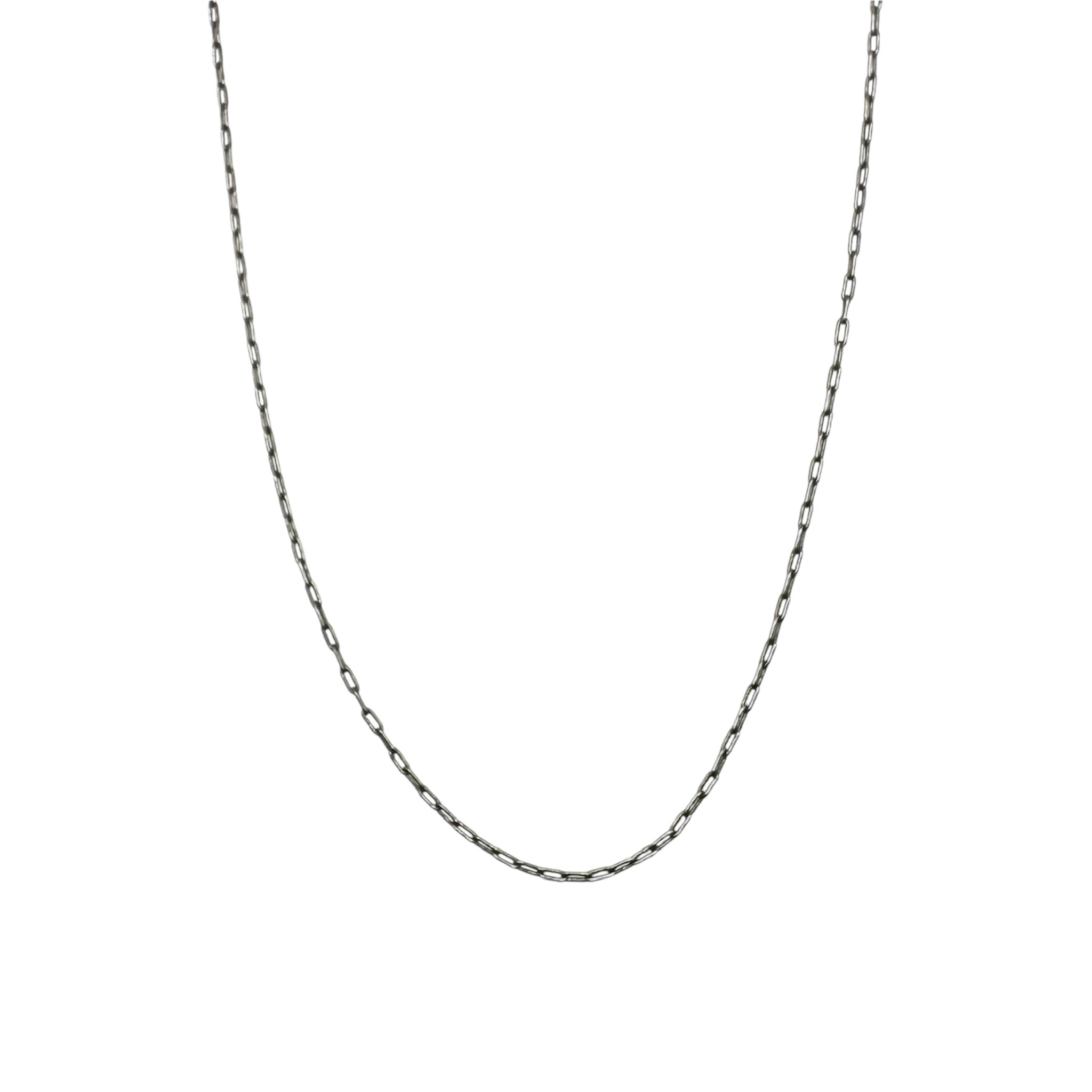 Wasserdichte Erbskette 1mm 40cm Schwarz-Silber