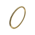 Wasserdichtes Kugel-Armreif Bangle 4,5mm Gold