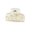 Haarklammer 8,4 cm mit Blumen