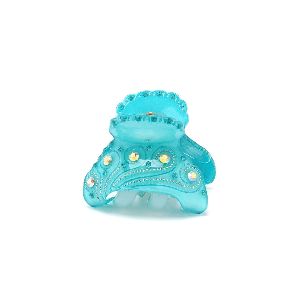 Haarklammer 5,9 cm mit Kristallen