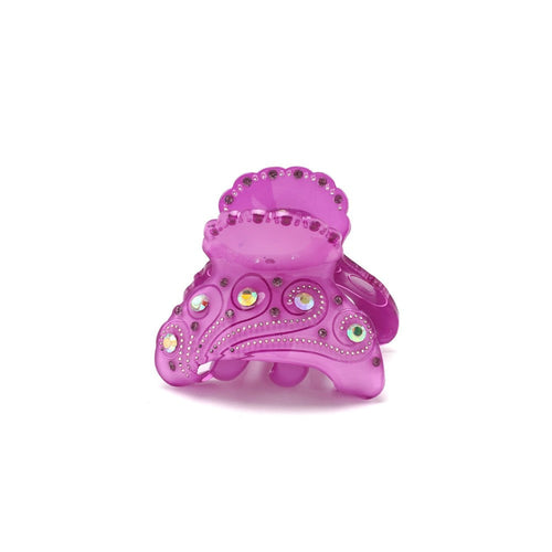 Haarklammer 5,9 cm mit Kristallen