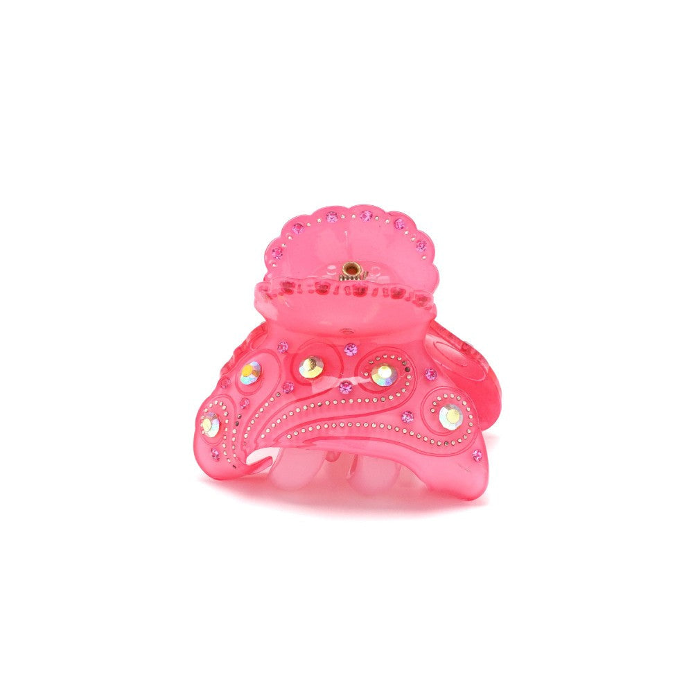 Haarklammer 5,9 cm mit Kristallen