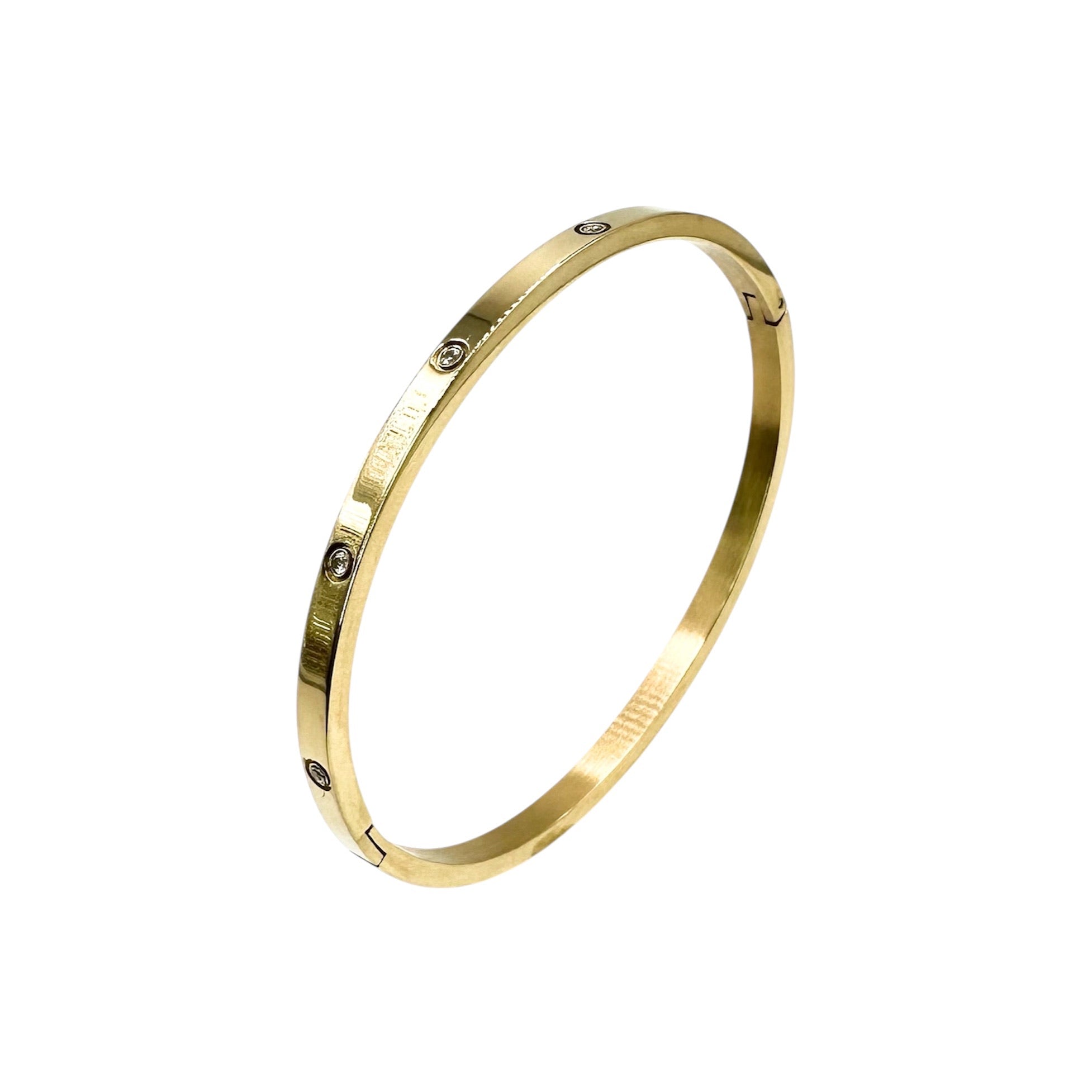 Wasserdichter Armreif mit Zirkonia