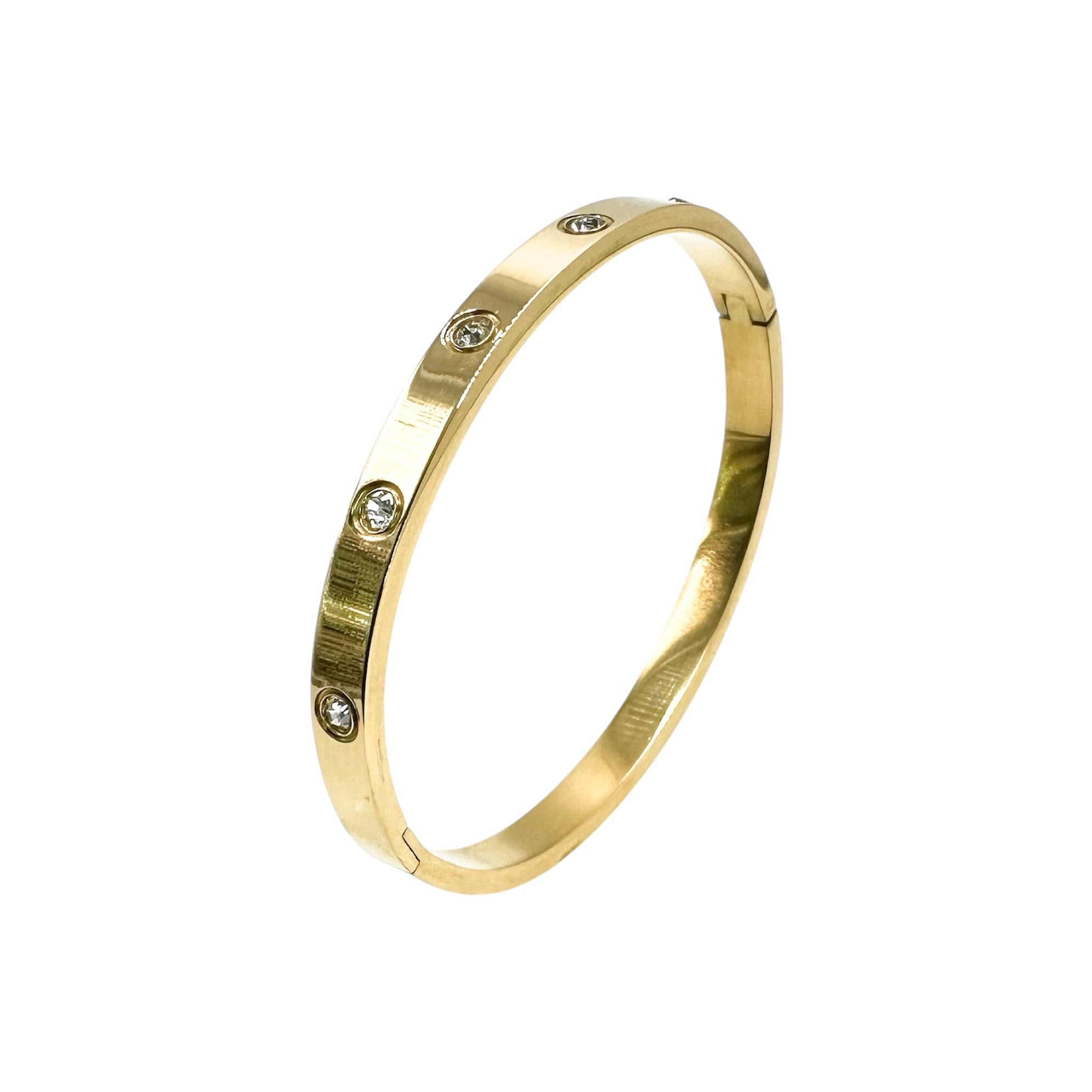 Wasserdichter Armreif mit Zirkonia