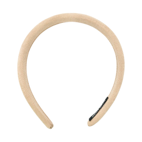 Haarreif Creme Gepolstert Cord 16mm