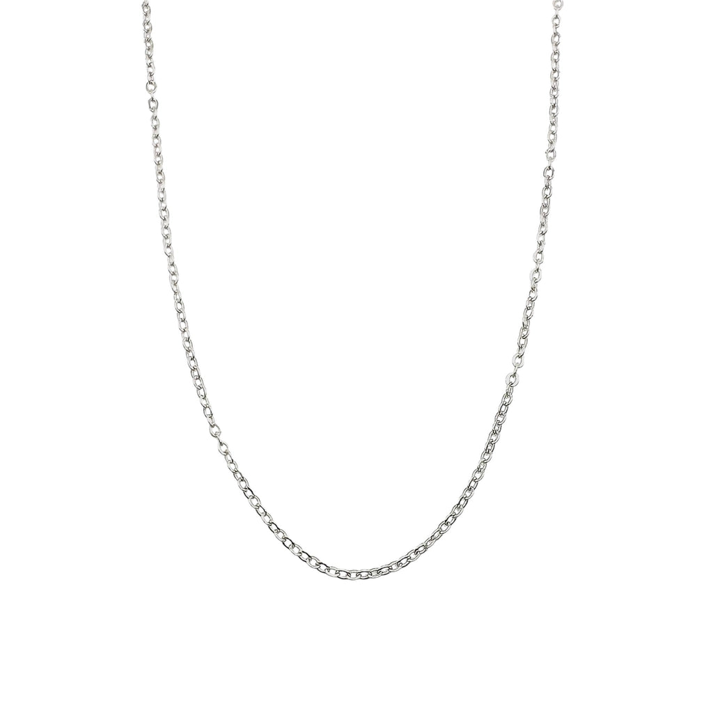 Wasserdichte Ankerkette 2mm 35cm Silber
