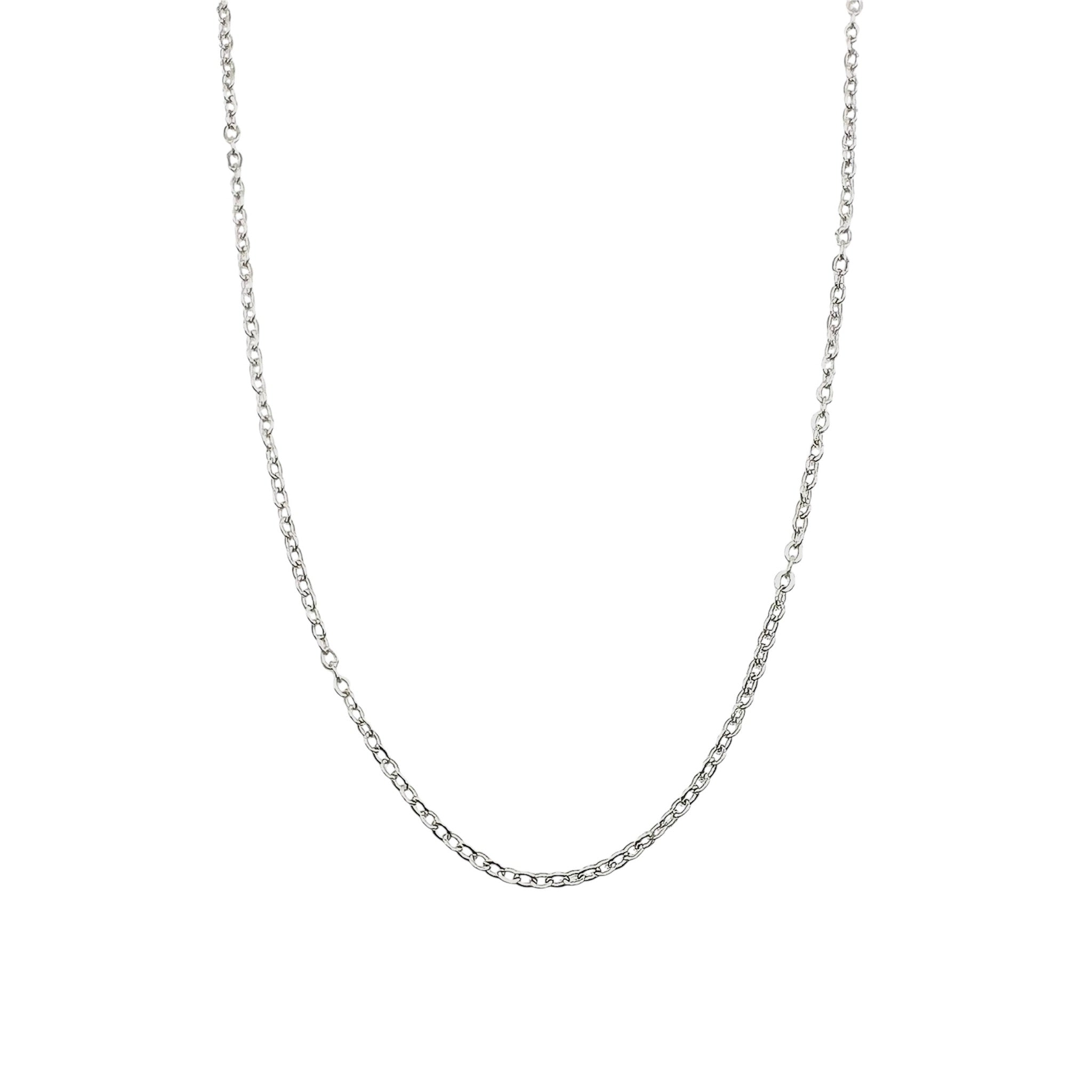 Wasserdichte Ankerkette 2mm 35cm Silber