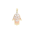 Waterproof Hamsa Hand Pendant Tricolor