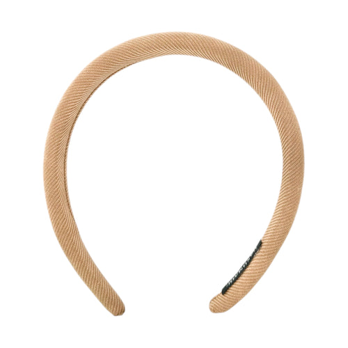Haarreif Beige Gepolstert Cord 16mm