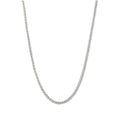 Wasserdichte Spiga-Weizenkette 2mm Silber